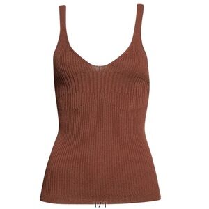 AERON Melange Knit Tank Top Sz XS *NWOT*